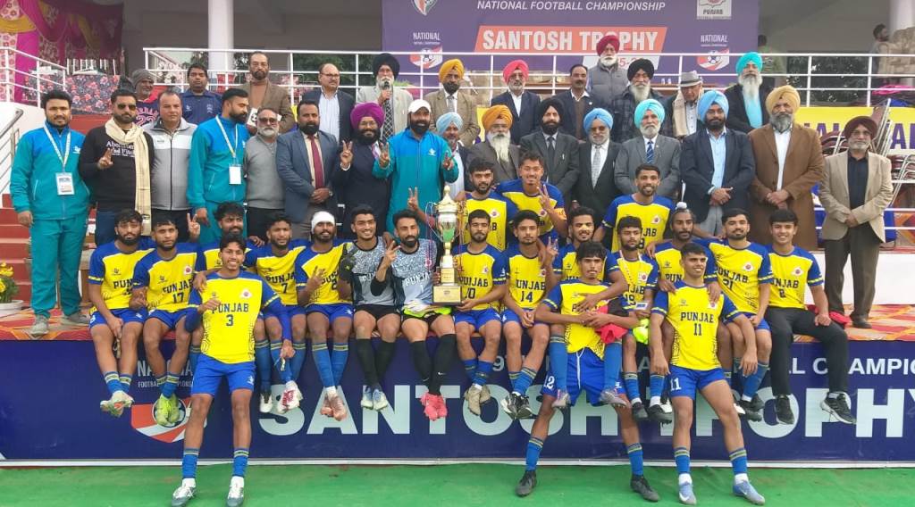 Last day of Santosh Trophy Football Championship Punjab defeats Jammu and Kashmir to enter final
